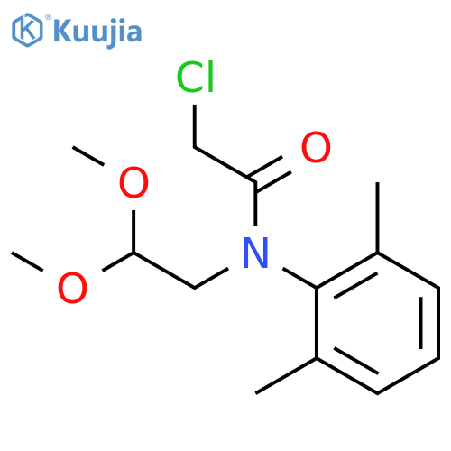 Acetamide, 2-chloro-N-(2,2-dimethoxyethyl)-N-(2,6-dimethylphenyl)- structure