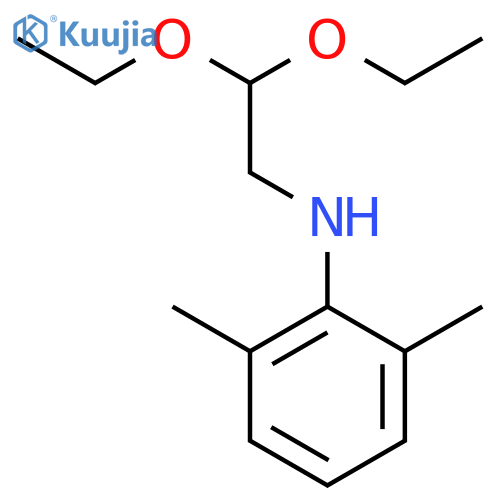 Benzenamine, N-(2,2-diethoxyethyl)-2,6-dimethyl- structure
