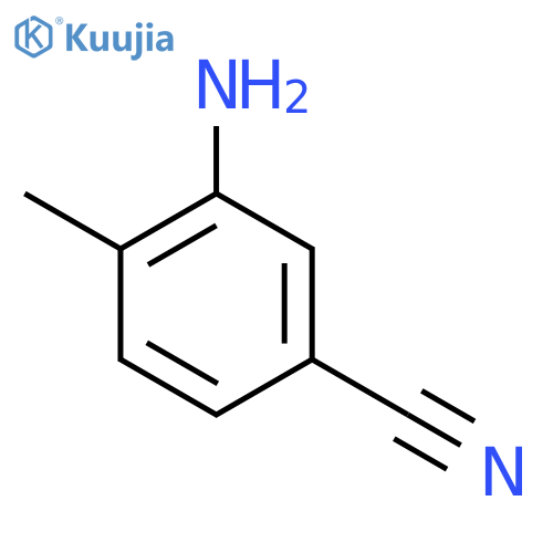 3-Amino-4-methylbenzonitrile structure