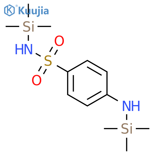 BENZENESULFONAMIDE, N-(TRIMETHYLSILYL)-4-[(TRIMETHYLSILYL)AMINO]- structure