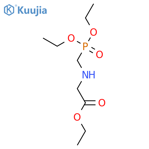 Glycine, N-[(diethoxyphosphinyl)methyl]-, ethyl ester structure