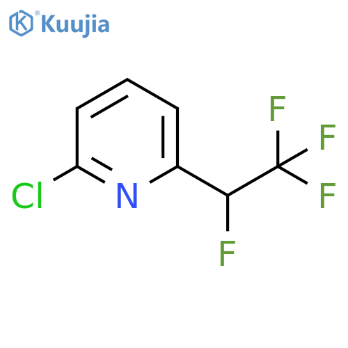 2-chloro-6-(1,2,2,2-tetrafluoroethyl)pyridine structure