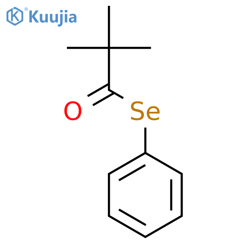 Propaneselenoic acid, 2,2-dimethyl-, Se-phenyl ester structure
