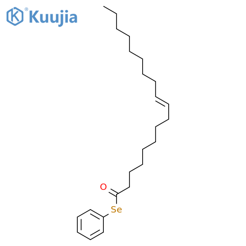 9-Octadeceneselenoic acid, Se-phenyl ester, (E)- structure