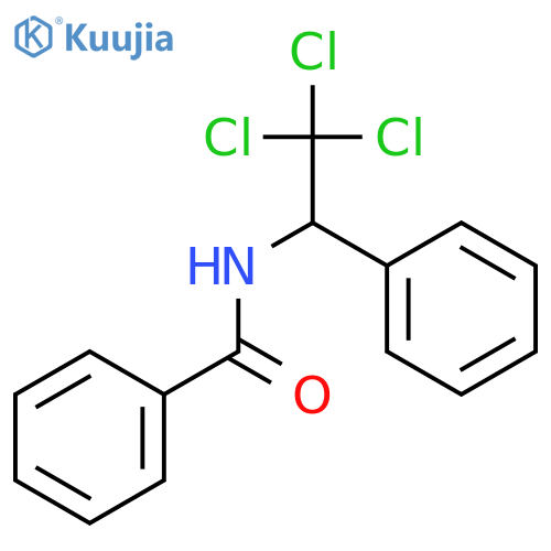 N-(2,2,2-trichloro-1-phenylethyl)benzamide structure