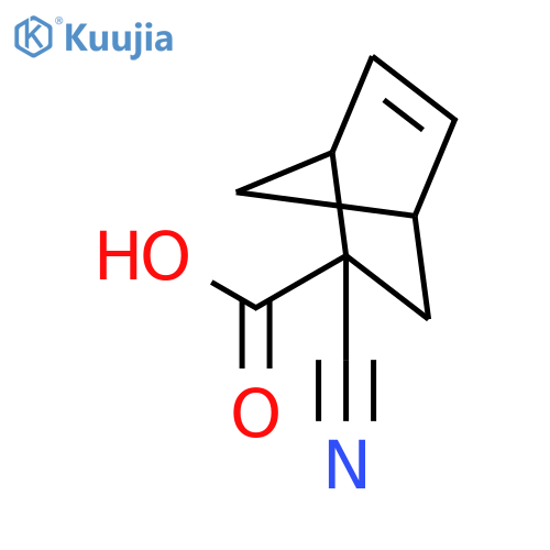 Bicyclo[2.2.1]hept-5-ene-2-carboxylic acid, 2-cyano- structure