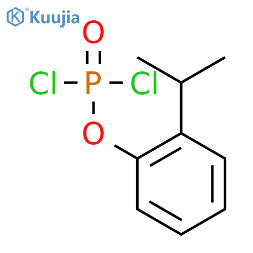 2-(propan-2-yl)phenyl phosphorodichloridate structure