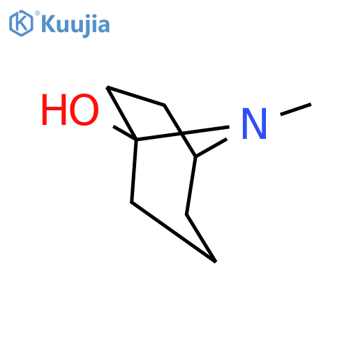 8-methyl-8-azabicyclo[3.2.1]octan-1-ol structure