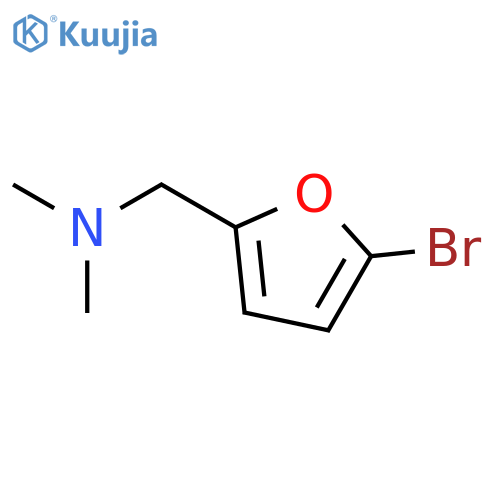 2-FURANMETHANAMINE, 5-BROMO-N,N-DIMETHYL- structure