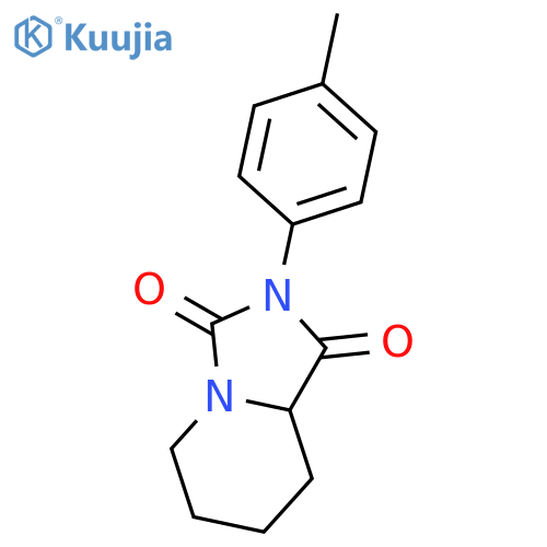2-(4-methylphenyl)tetrahydroimidazo[1,5-a]pyridine-1,3(2H,5H)-dione structure