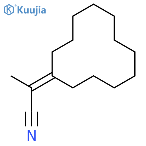 Propanenitrile, 2-cyclododecylidene- structure