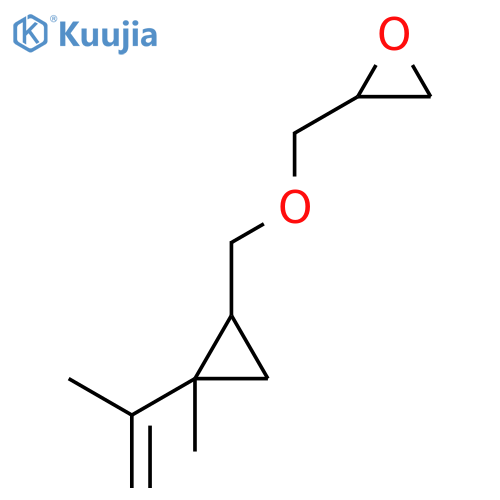 OXIRANE, [[[2-METHYL-2-(1-METHYLETHENYL)CYCLOPROPYL]METHOXY]METHYL]- structure