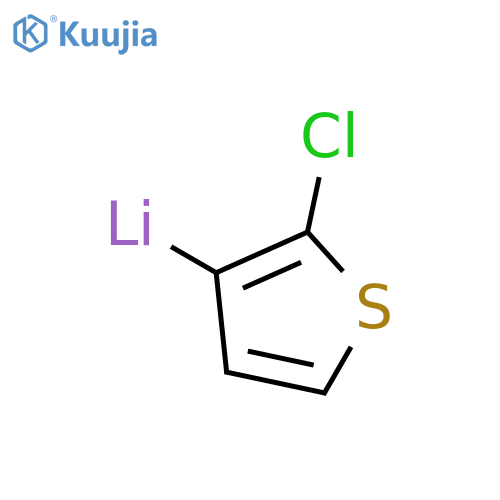 Lithium 2-chlorothiophen-3-ide structure