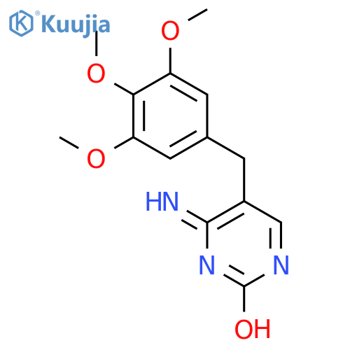 4-Amino-5-(3,4,5-trimethoxyphenyl)methyl-2(1H)-pyrimidinone structure