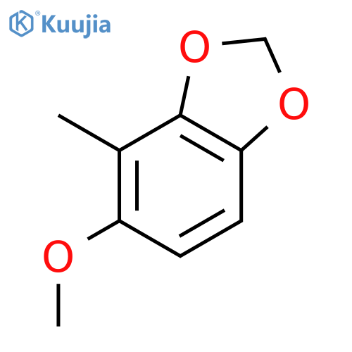 1,3-Benzodioxole, 5-methoxy-4-methyl- structure