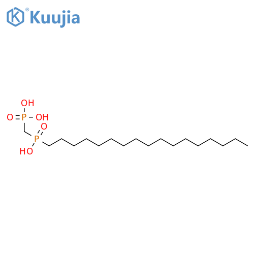 Phosphonic acid, [(heptadecylhydroxyphosphinyl)methyl]- structure