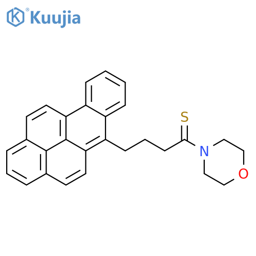 MORPHOLINE, 4-(4-BENZO[A]PYREN-6-YL-1-THIOXOBUTYL)- structure