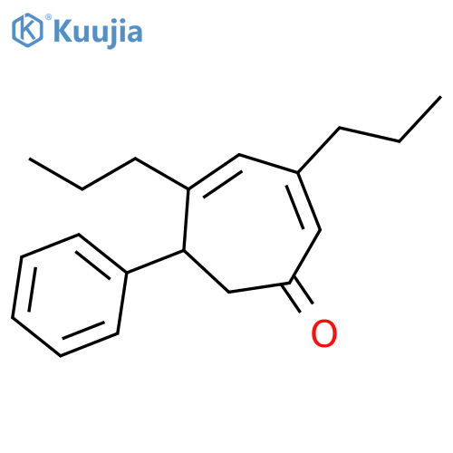 2,4-CYCLOHEPTADIEN-1-ONE, 6-PHENYL-3,5-DIPROPYL- structure