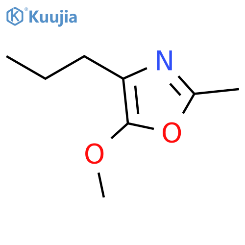 Oxazole, 5-methoxy-2-methyl-4-propyl-(9ci) structure