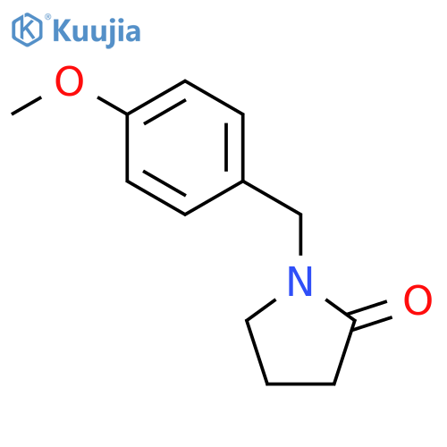1-(4-methoxyphenyl)methylpyrrolidin-2-one structure