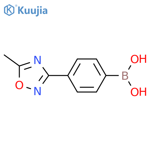 Boronic acid, [4-(5-methyl-1,2,4-oxadiazol-3-yl)phenyl]- structure