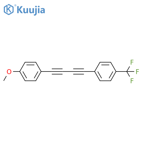 BENZENE, 1-[4-(4-METHOXYPHENYL)-1,3-BUTADIYNYL]-4-(TRIFLUOROMETHYL)- structure