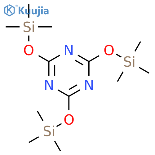 [4,6-BIS(TRIMETHYLSILYLOXY)-1,3,5-TRIAZIN-2-YL]OXY-TRIMETHYL-SILANE structure