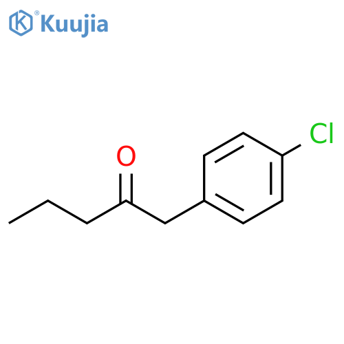 1-(4-chlorophenyl)pentan-2-one structure