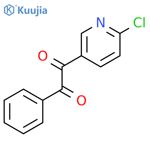 Ethanedione, (6-chloro-3-pyridinyl)phenyl- structure