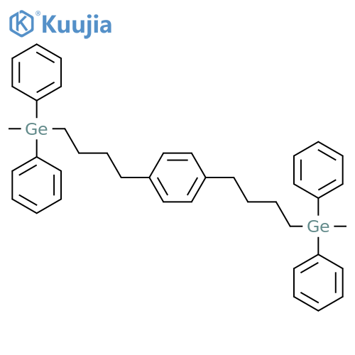 Germane, (1,4-phenylenedi-4,1-butanediyl)bis[methyldiphenyl- structure