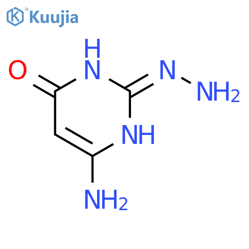 2,4(1H,3H)-PYRIMIDINEDIONE, 6-AMINO-, 2-HYDRAZONE structure
