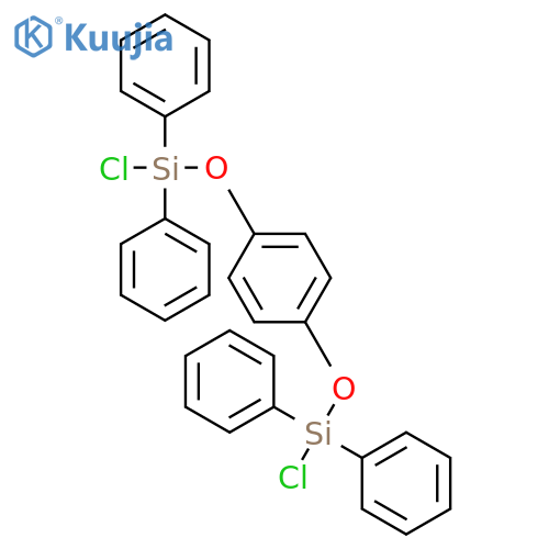 Silane, [1,4-phenylenebis(oxy)]bis[chlorodiphenyl- structure