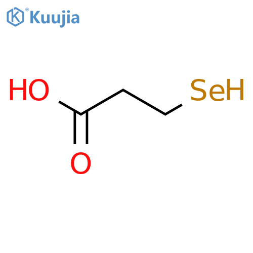 Propanoic acid, 3-selenyl- structure