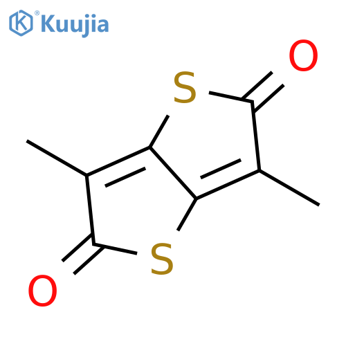 THIENO[3,2-B]THIOPHENE-2,5-DIONE, 3,6-DIMETHYL- structure