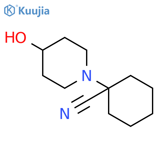 4-hydroxypiperidinocyclohexyl carbonitrile structure