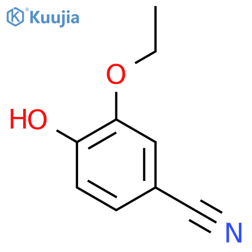3-Ethoxy-4-hydroxybenzonitrile structure