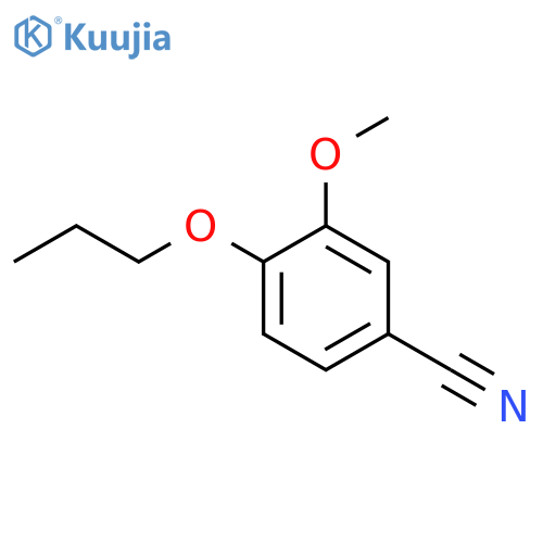 3-METHOXY-4-PROPOXYBENZONITRILE structure