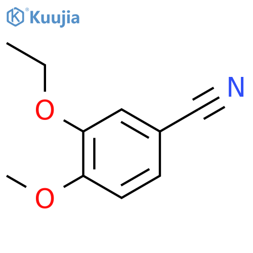 3-ethoxy-4-methoxy-benzonitrile structure