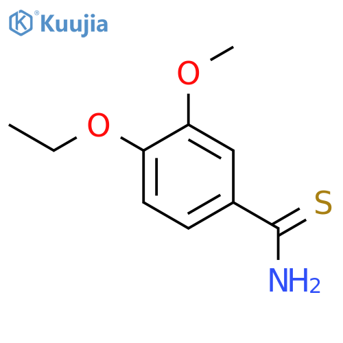 4-ethoxy-3-methoxybenzene-1-carbothioamide structure