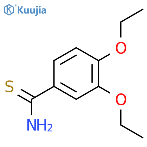 3,4-diethoxybenzenecarbothioamide structure
