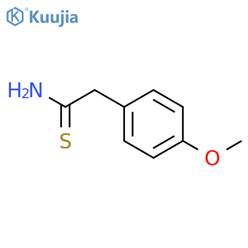 2-(4-methoxyphenyl)ethanethioamide structure