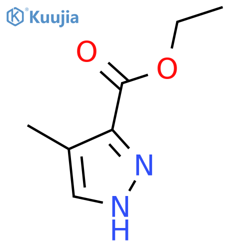 Ethyl 4-methyl-1H-pyrazole-5-carboxylate structure