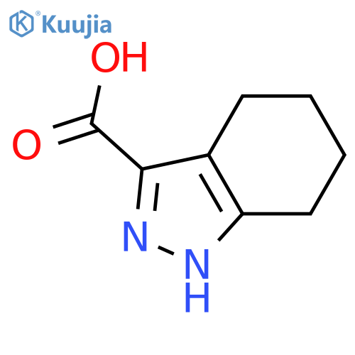 4,5,6,7-Tetrahydro-1H-indazole-3-carboxylic acid structure