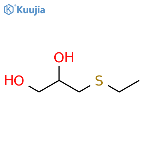 3-(ethylsulfanyl)propane-1,2-diol structure