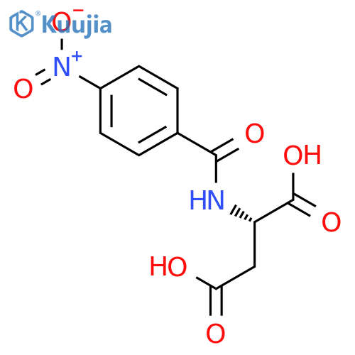L-ASPARTIC ACID, N-(4-NITROBENZOYL)- structure