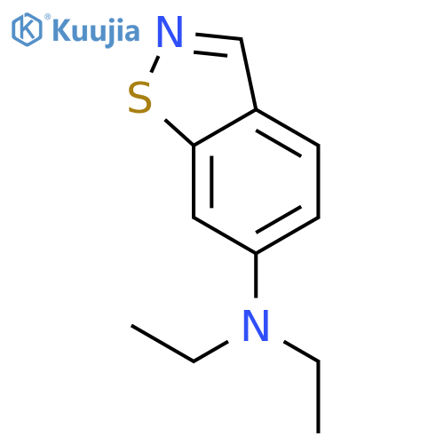 1,2-Benzisothiazol-6-amine, N,N-diethyl- structure