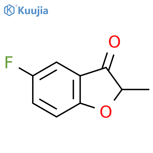 5-Fluoro-2-methyl-2,3-dihydro-1-benzofuran-3-one structure