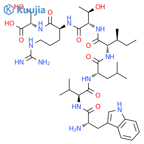 L-SERINE, L-TRYPTOPHYL-L-VALYL-L-LEUCYL-L-ISOLEUCYL-L-THREONYL-L-ARGINYL- structure