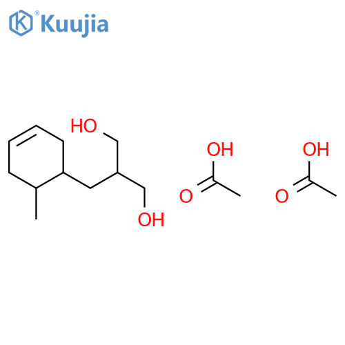 1,3-Propanediol, 2-[(6-methyl-3-cyclohexen-1-yl)methyl]-, diacetate structure