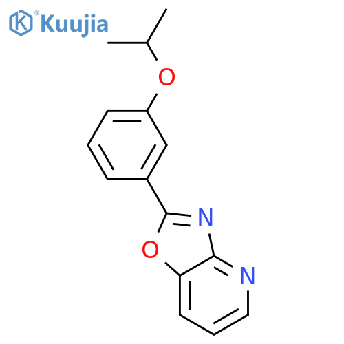 2-(3-Isopropoxyphenyl)oxazolo[4,5-b]pyridine structure